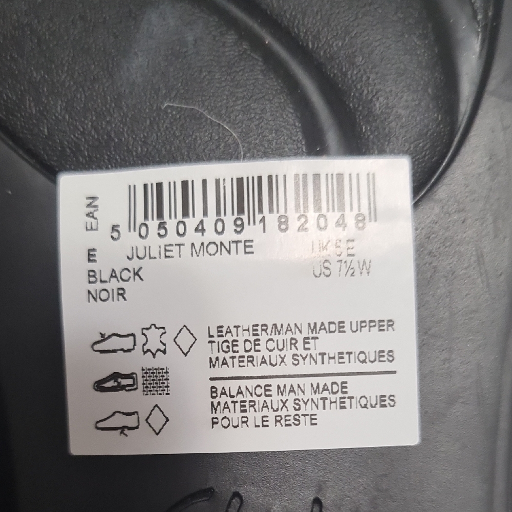 NEW Clarks Black Flats - Picture 5 of 6